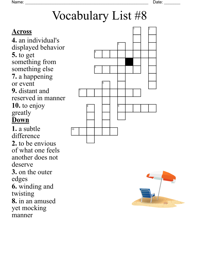 purge crossword clue