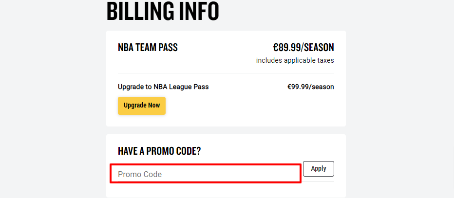 nba league pass australia promo code