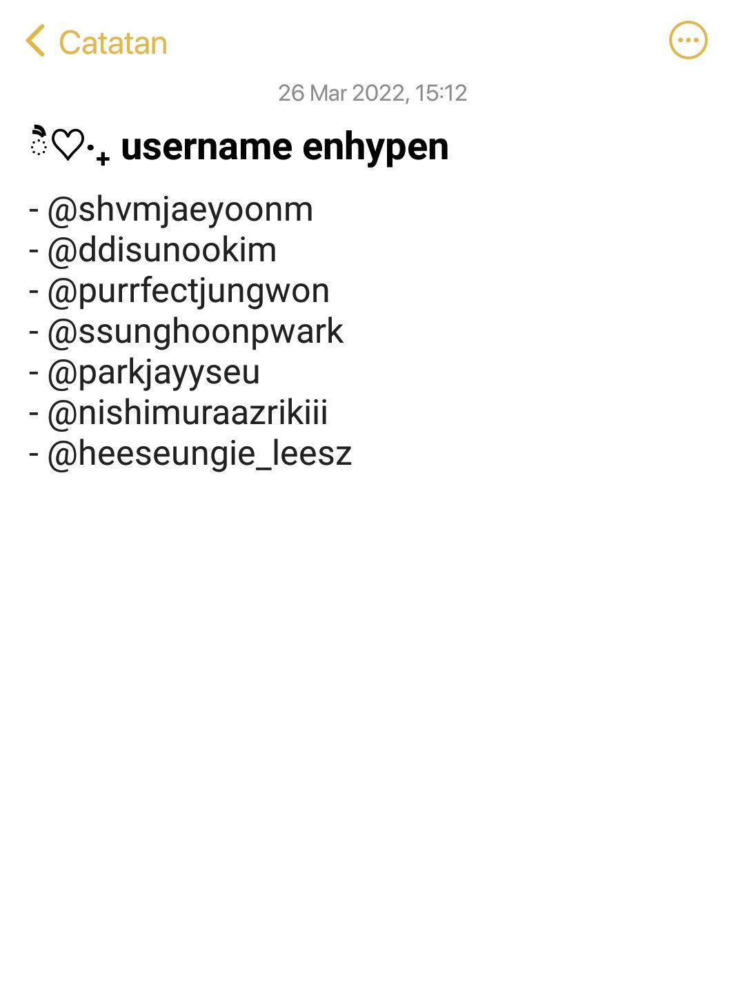 enhypen username ideas