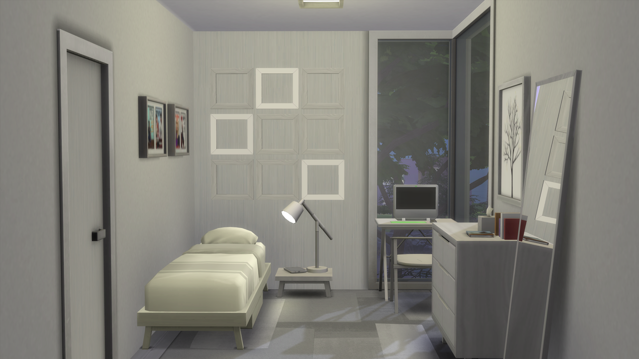 sims 4 minimalist bedroom stuff