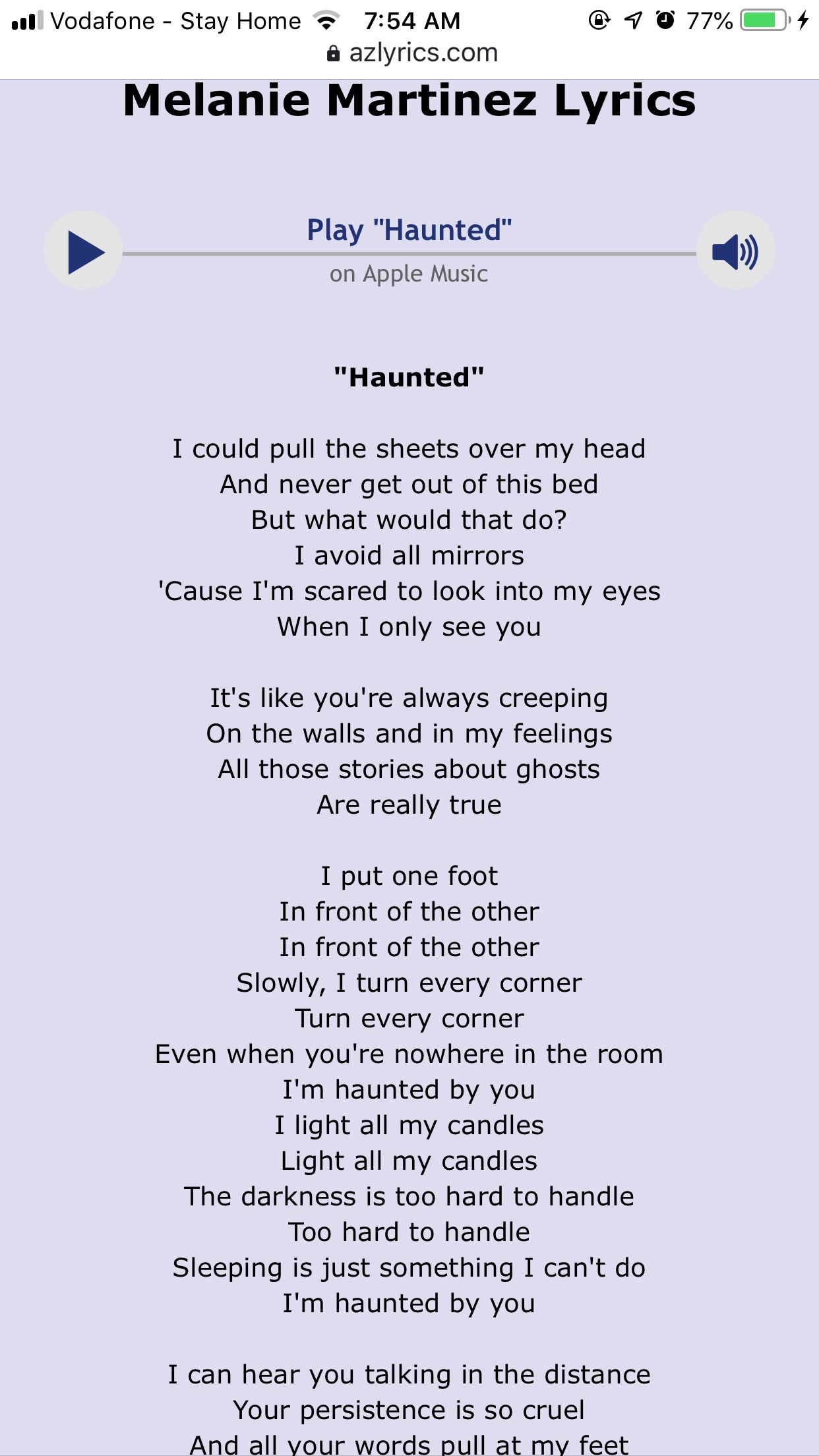 melanie martinez lyrics