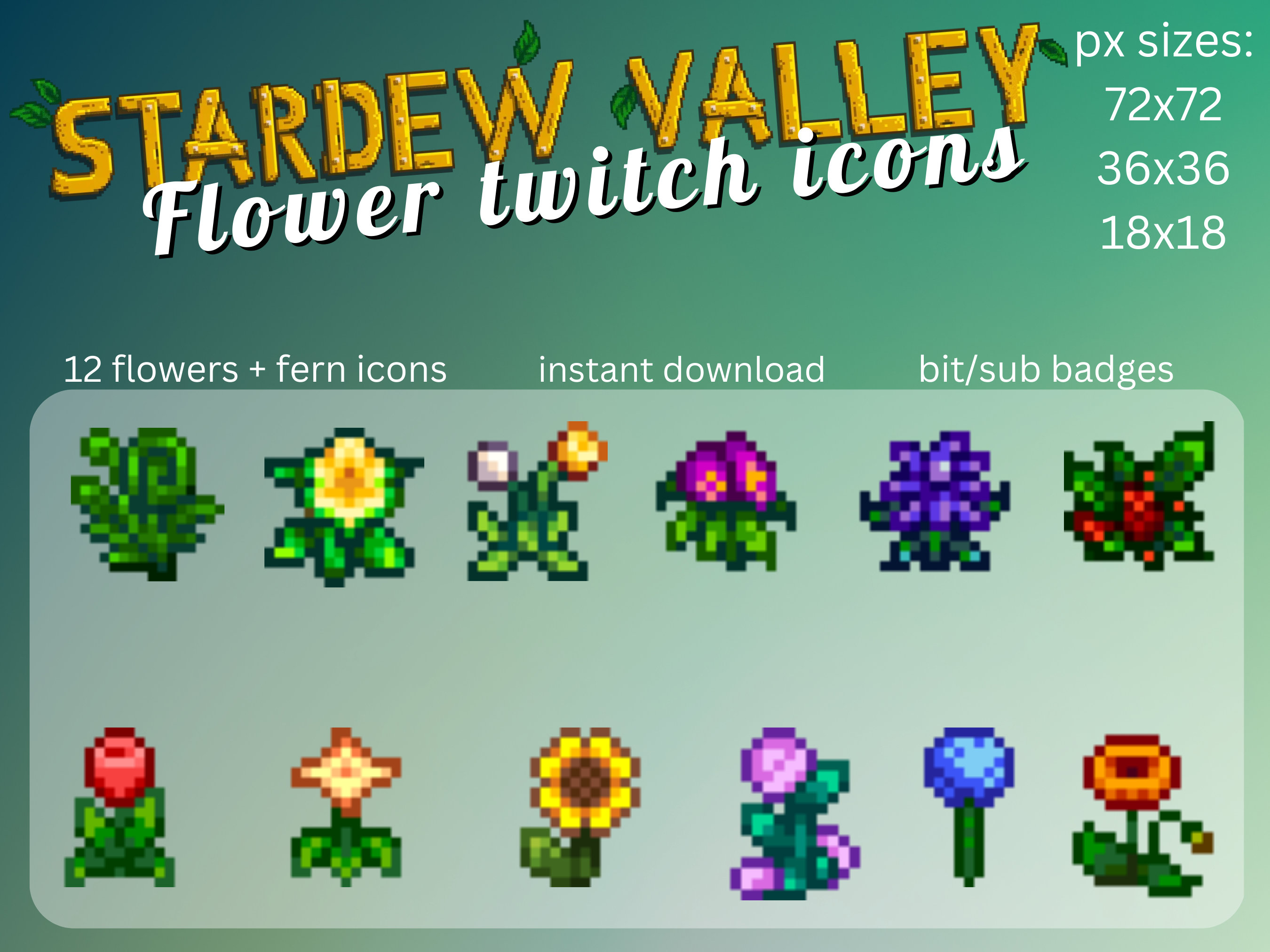 stardew valley flowers