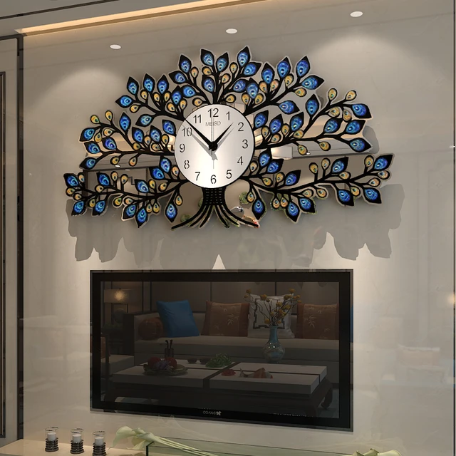 fancy wall clock for living room