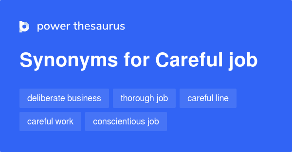 synonym for careful