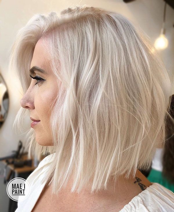 platinum blonde short hairstyles