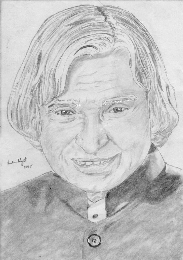 abdul kalam drawing photos