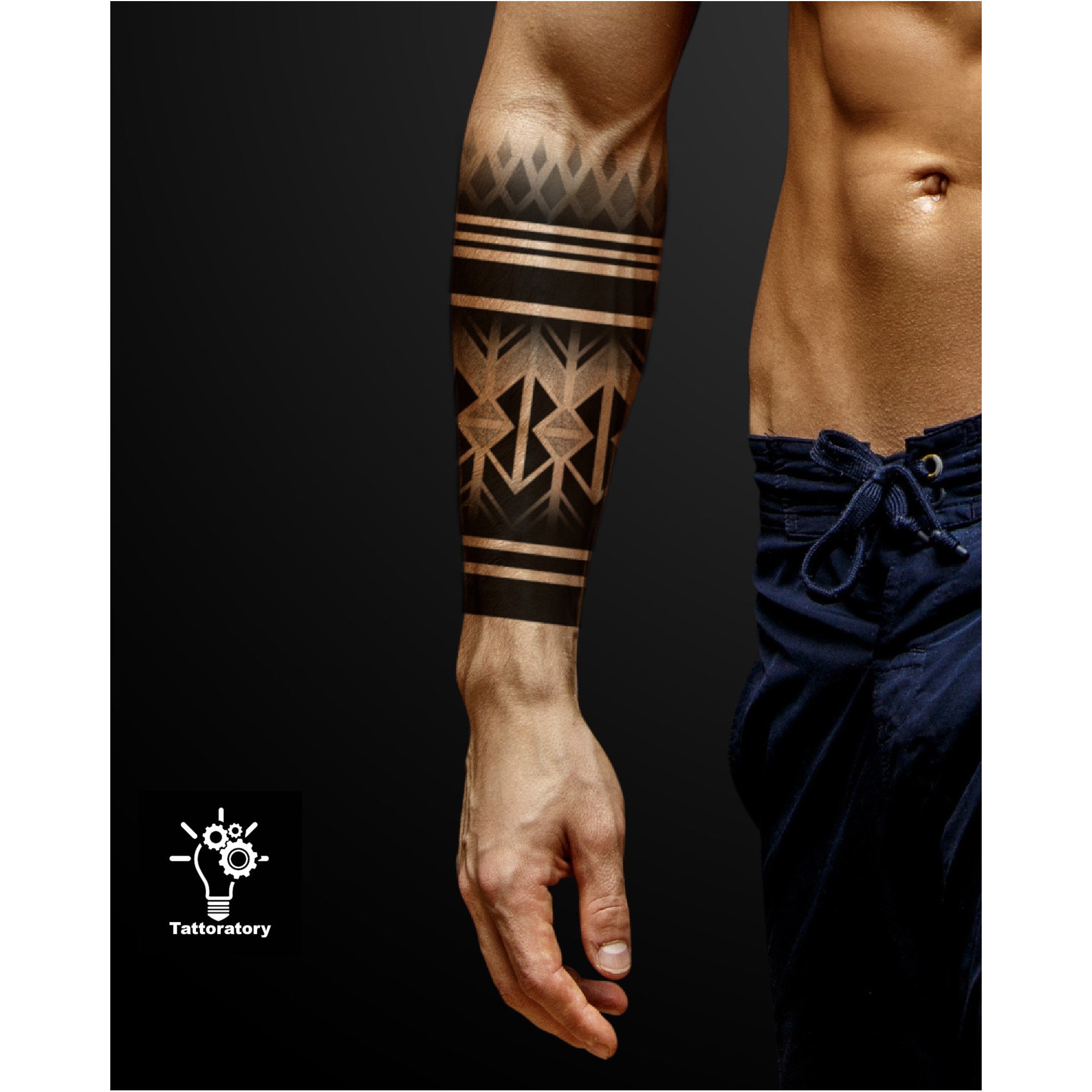 geometric tattoos for men