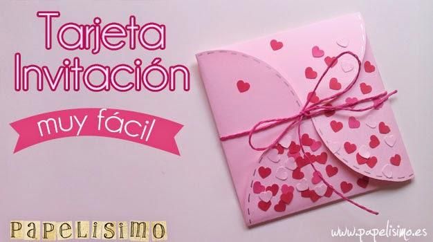 cartulina decorada para invitaciones