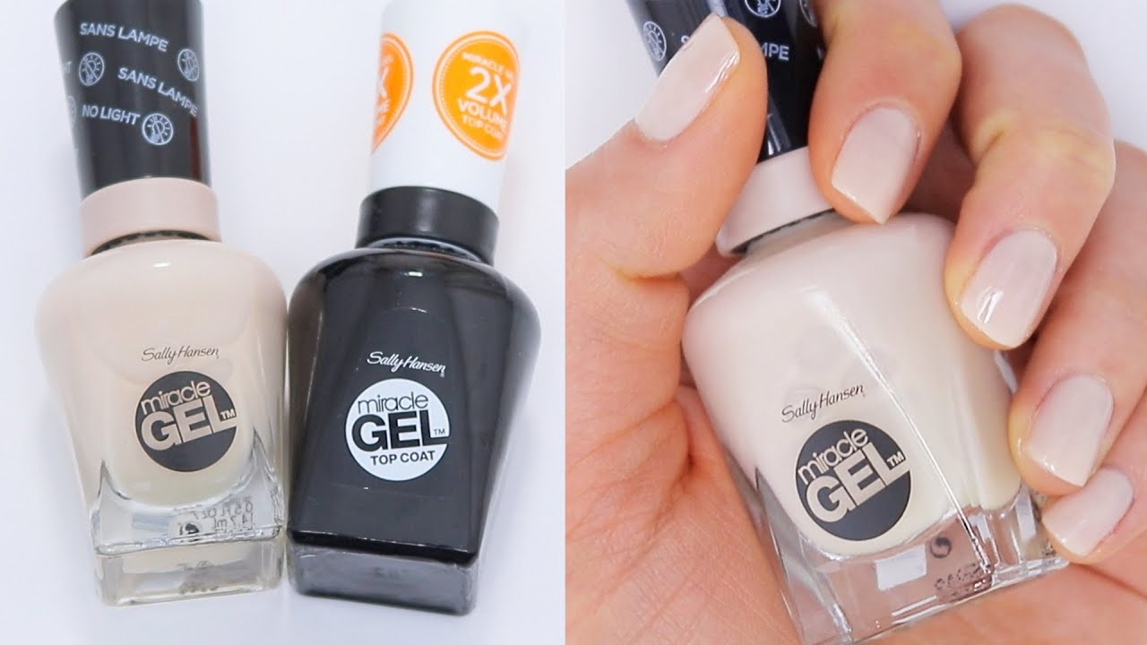 sally hansen miracle gel review