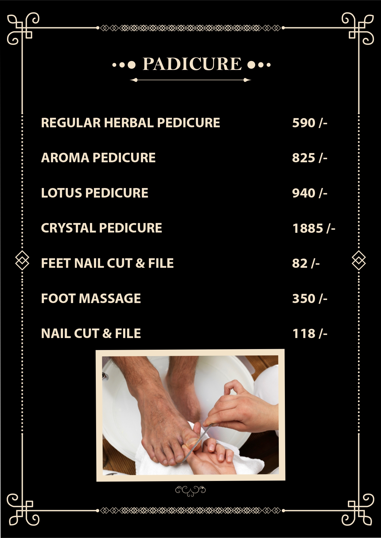 manicure price in india