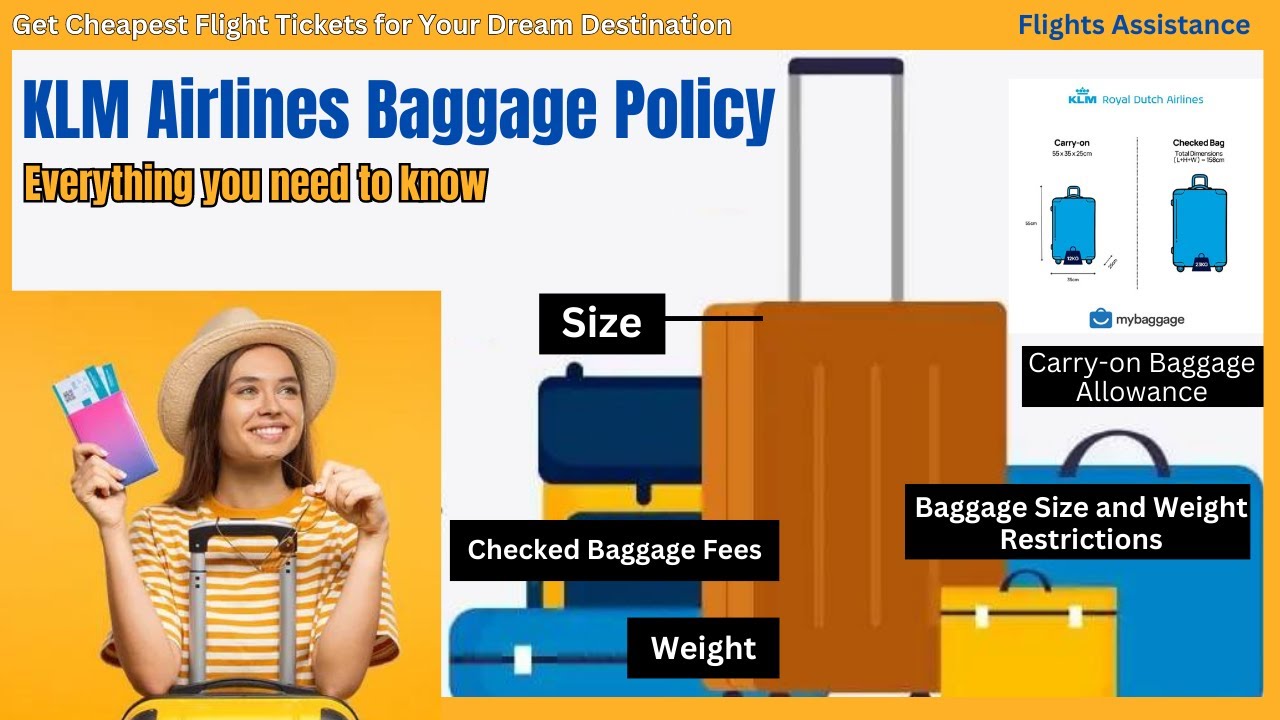 baggage size klm