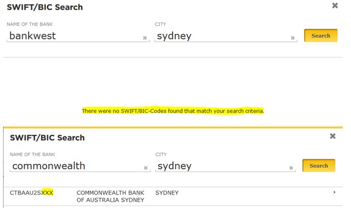 bankwest swift code