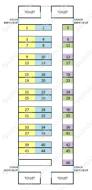 2a seat map