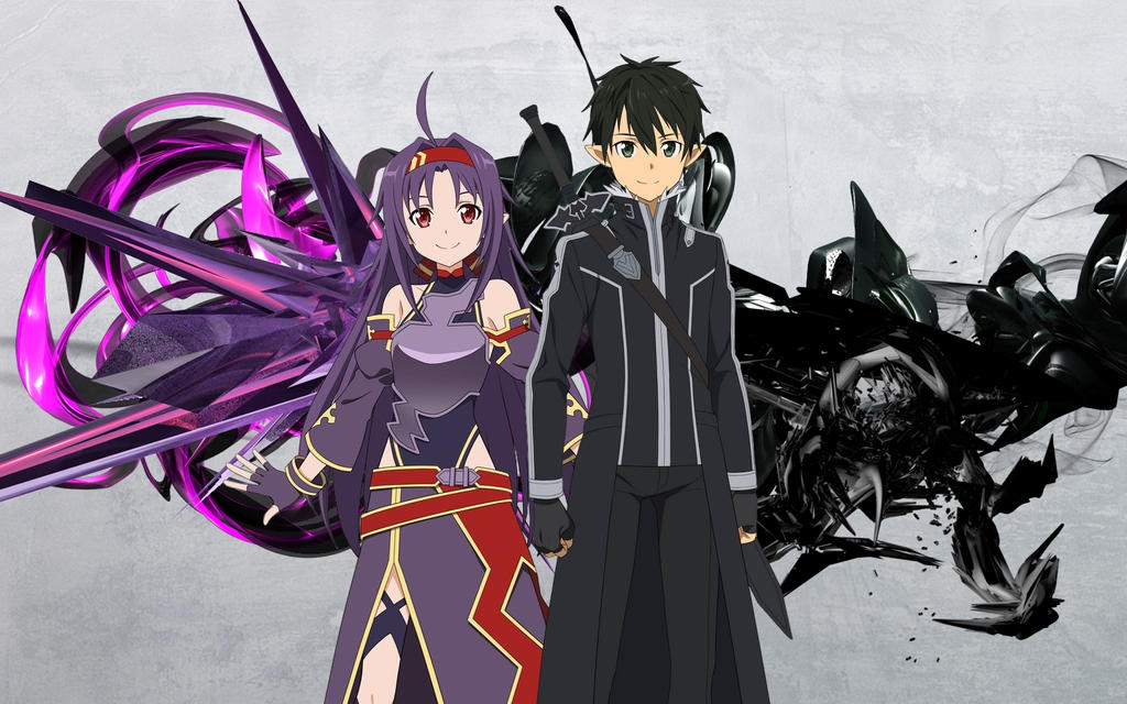 sword art online kirito x yuuki