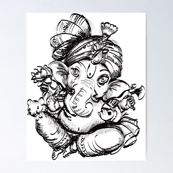 ganpati sketch