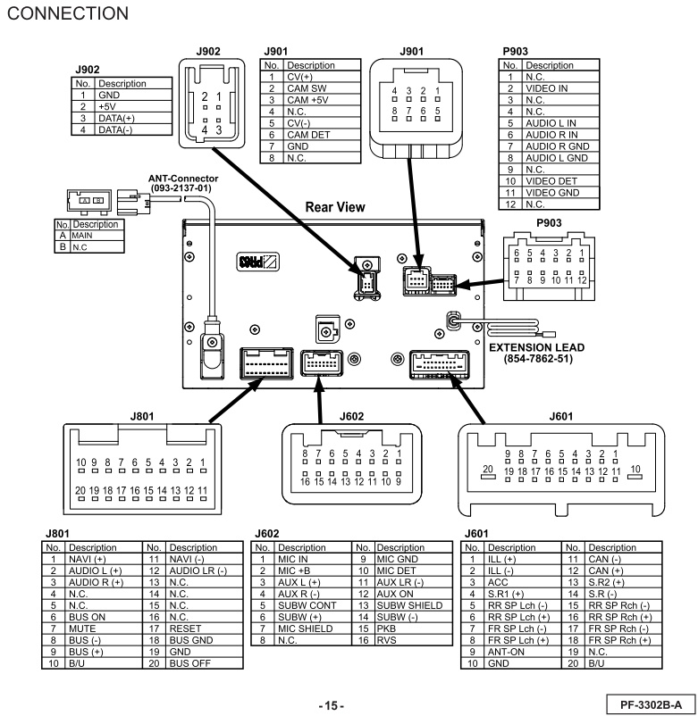 clarion radio wiring diagram