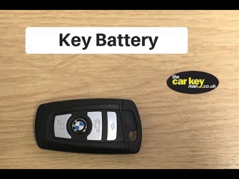 how to change bmw key fob battery