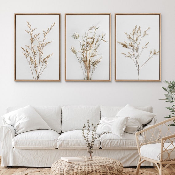 set of 3 framed wall art