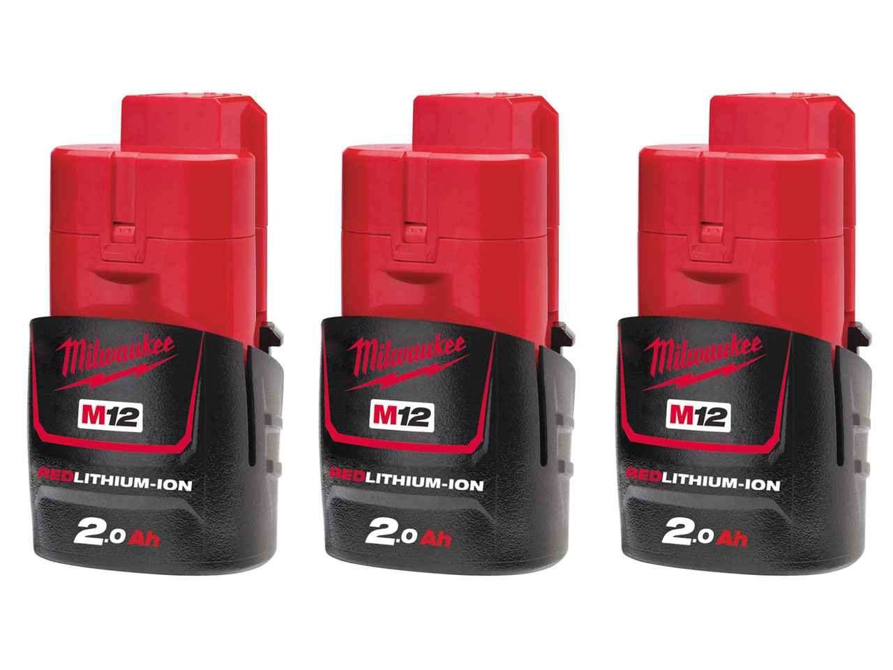 milwaukee 12v 2ah battery