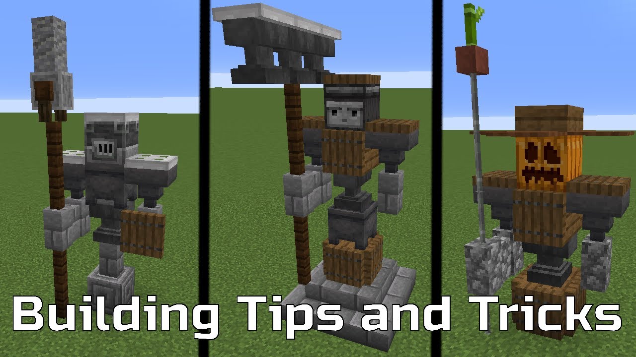 minecraft statue ideas