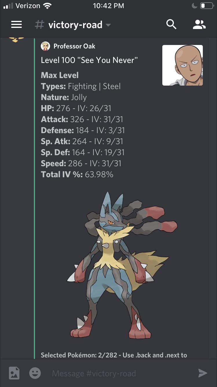 good nature for lucario