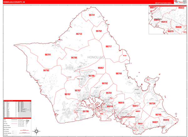 hawaii postal code honolulu