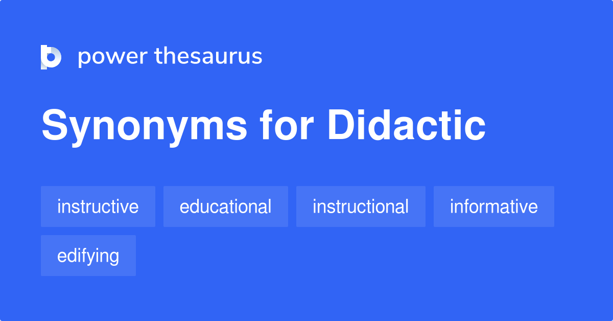 didactic synonym