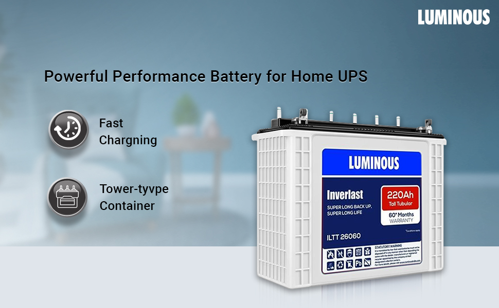 luminous 220 amp battery price