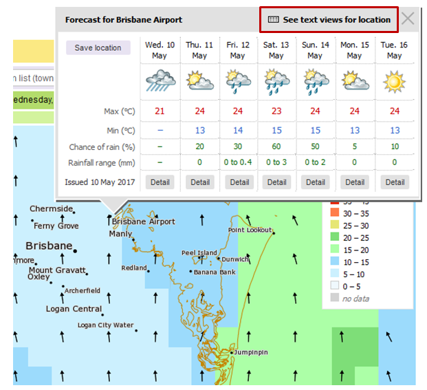 sydney weather forecast hourly