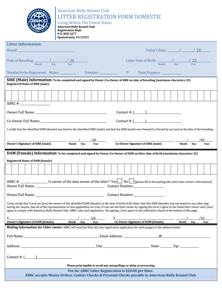 abkc registration