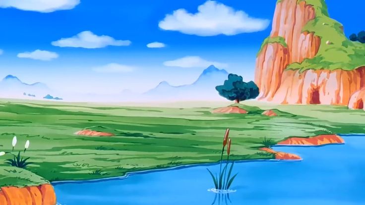 paisaje de goku