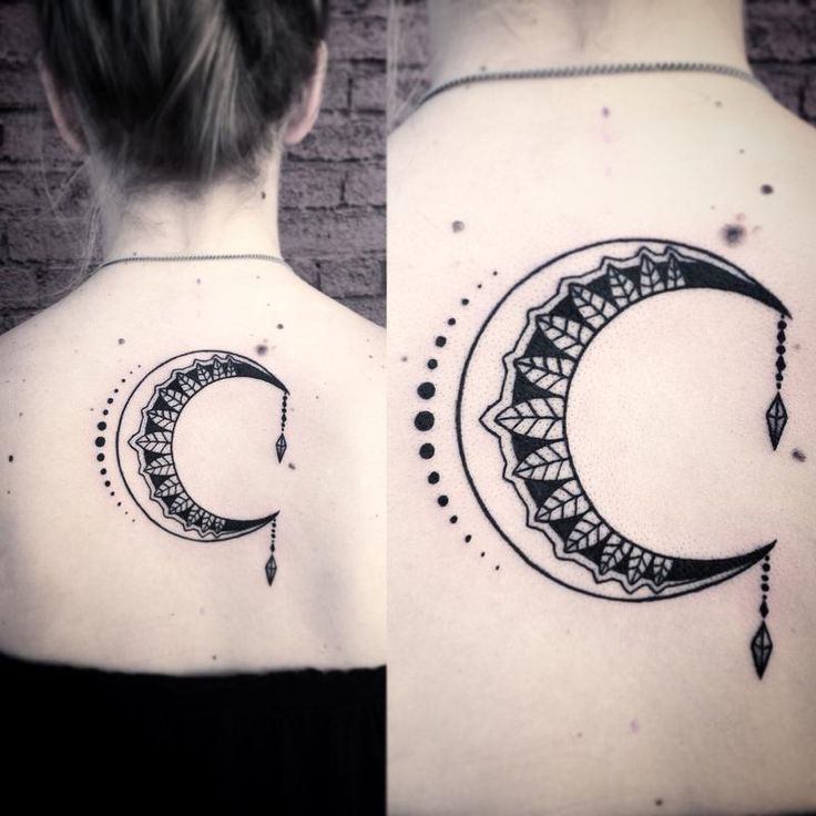 what does a crescent moon tattoo symbolize