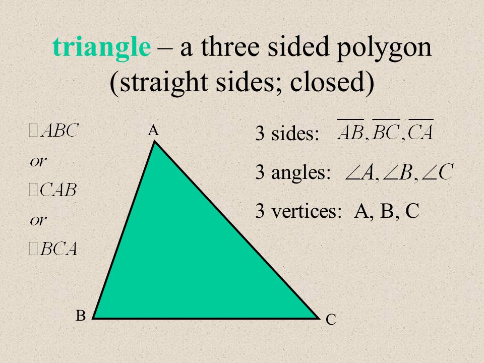 is any 3 sided polygon a triangle