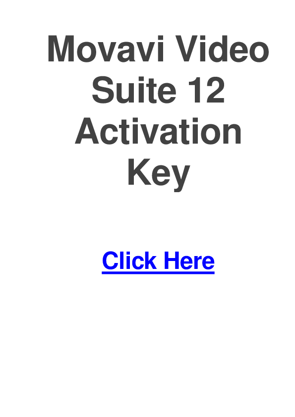 movavi video suite 12 activation key