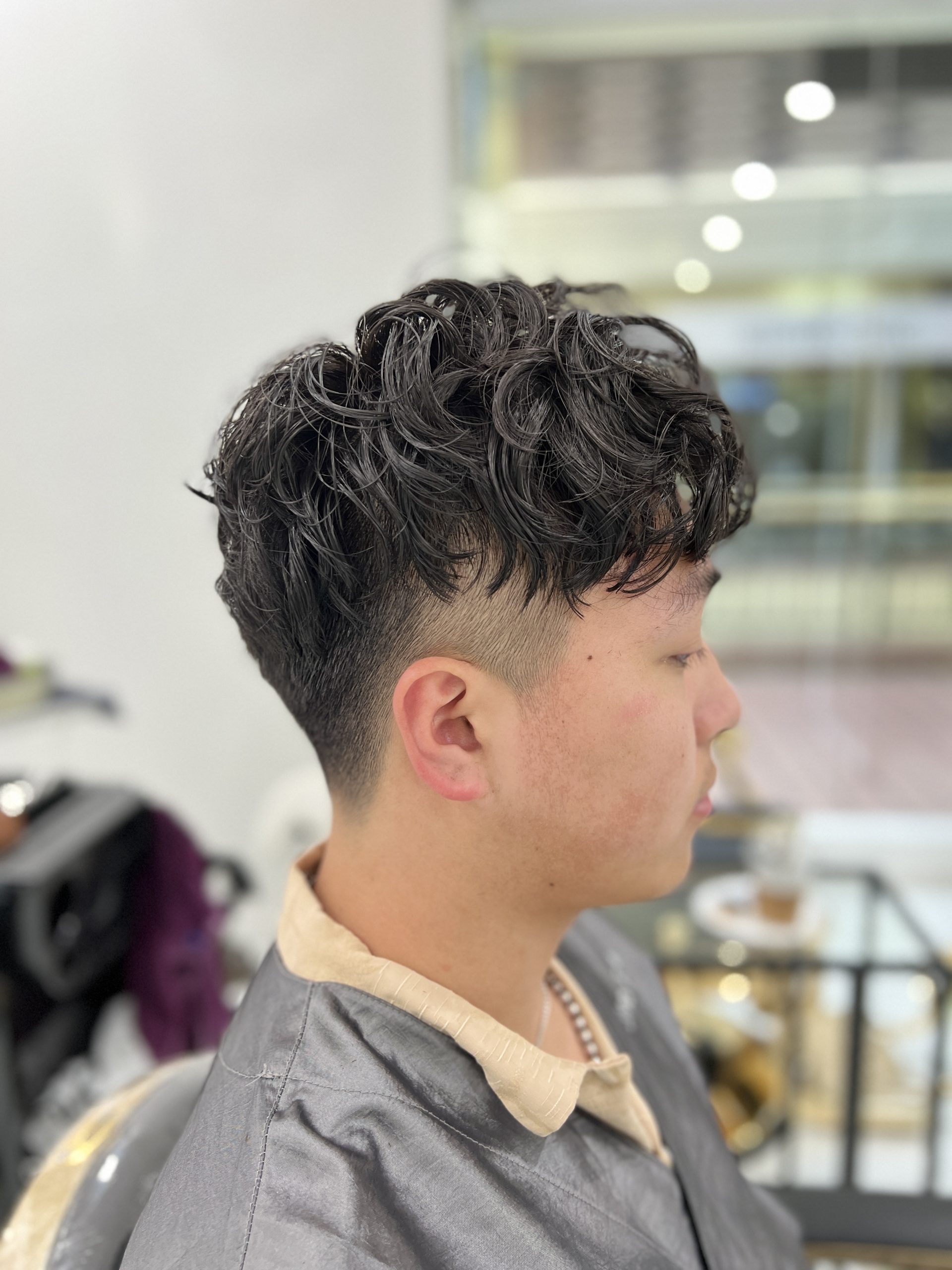 korean perm mens