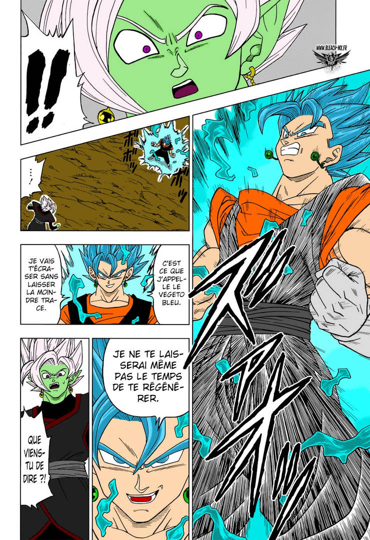 dragon ball super manga vegetto vs zamasu