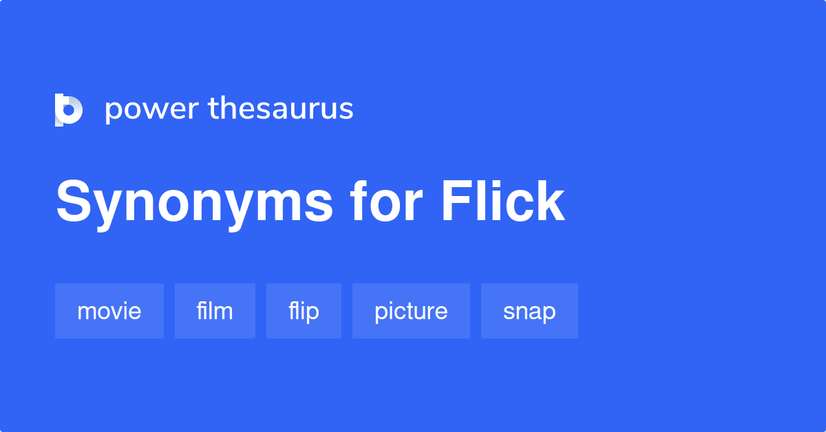 synonym flick