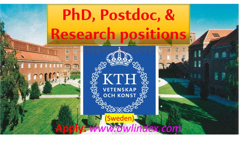 phd positions kth