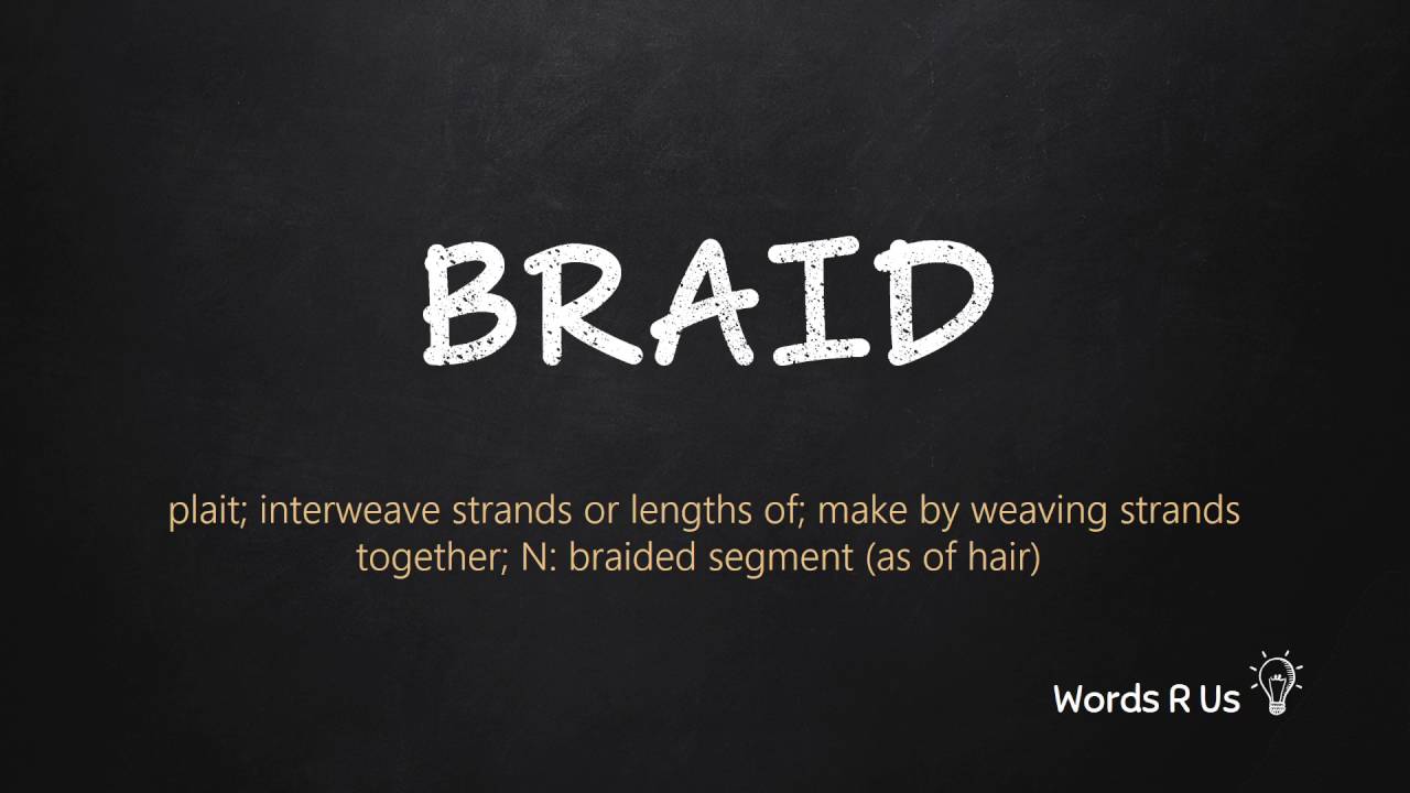 braid pronunciation