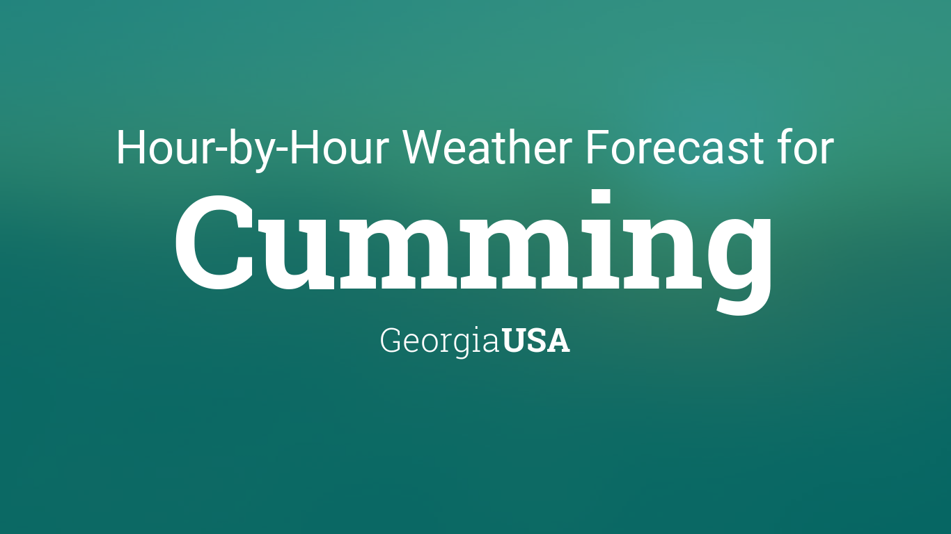 weather cumming ga hourly