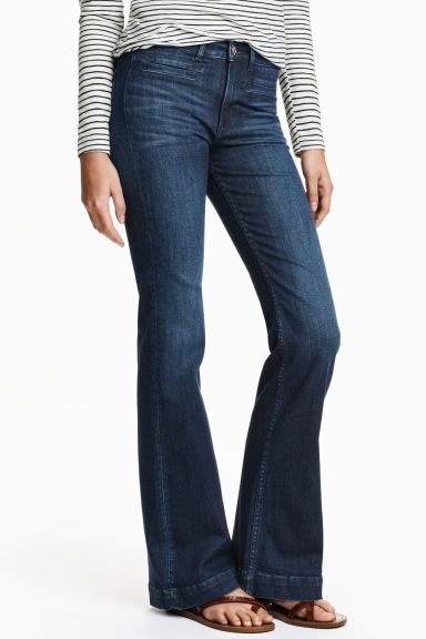 flared jeans h&m