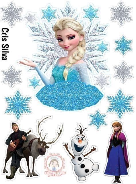 topper frozen para imprimir