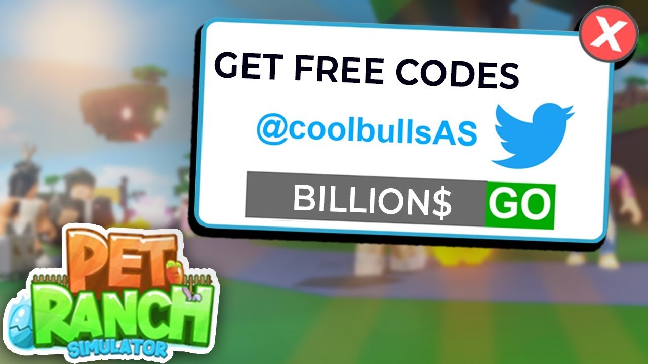 pet ranch roblox codes