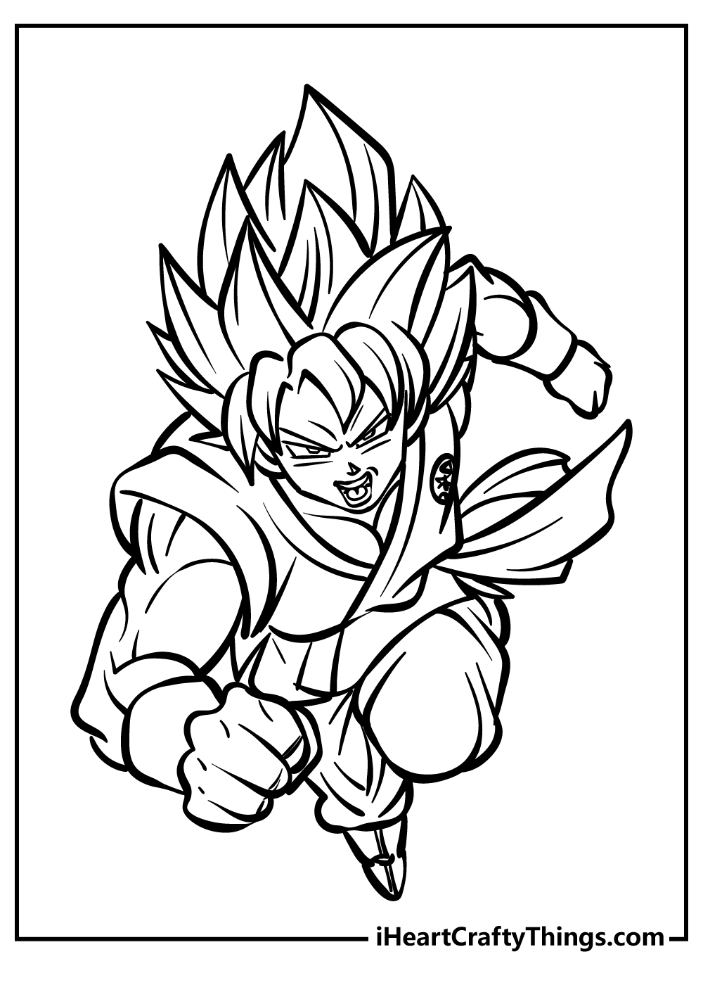 coloring pages goku