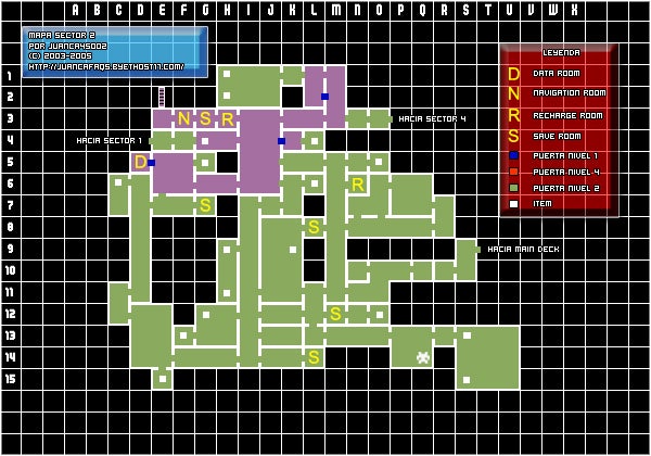 metroid fusion map