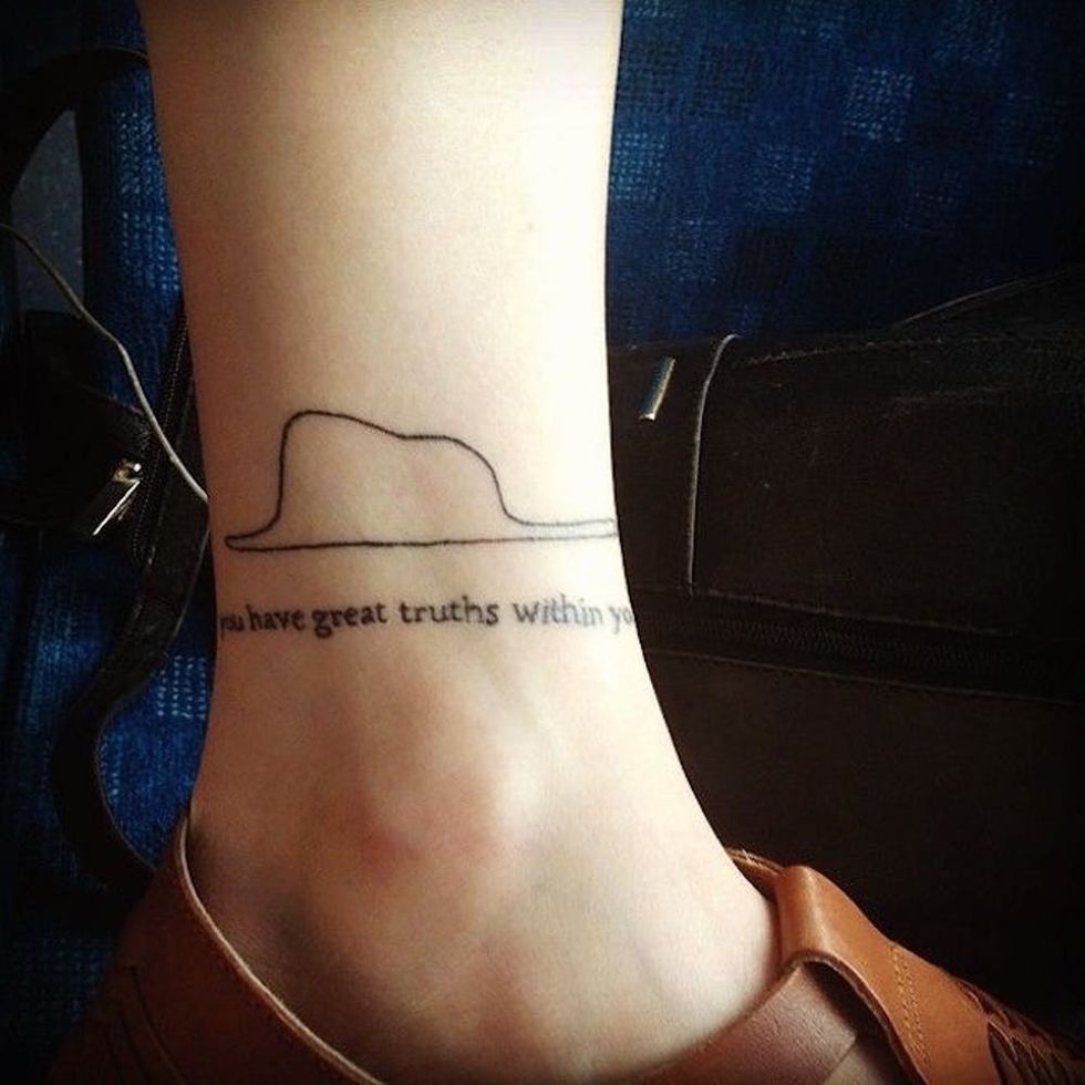 small tattoos for book lovers