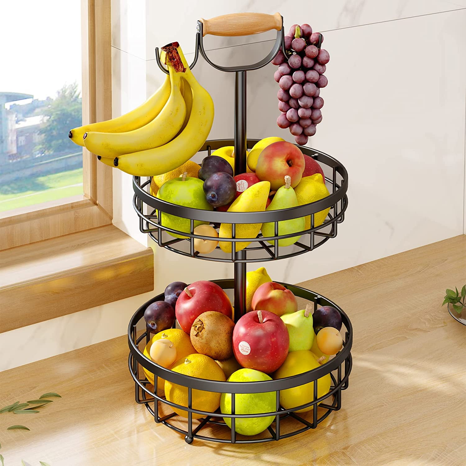 tiered fruit basket