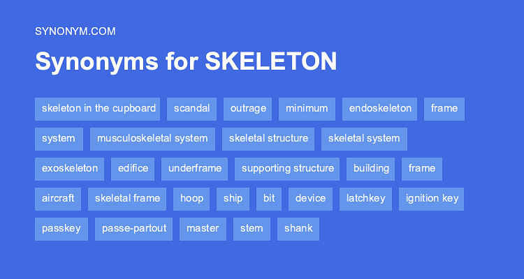 skeleton antonyms