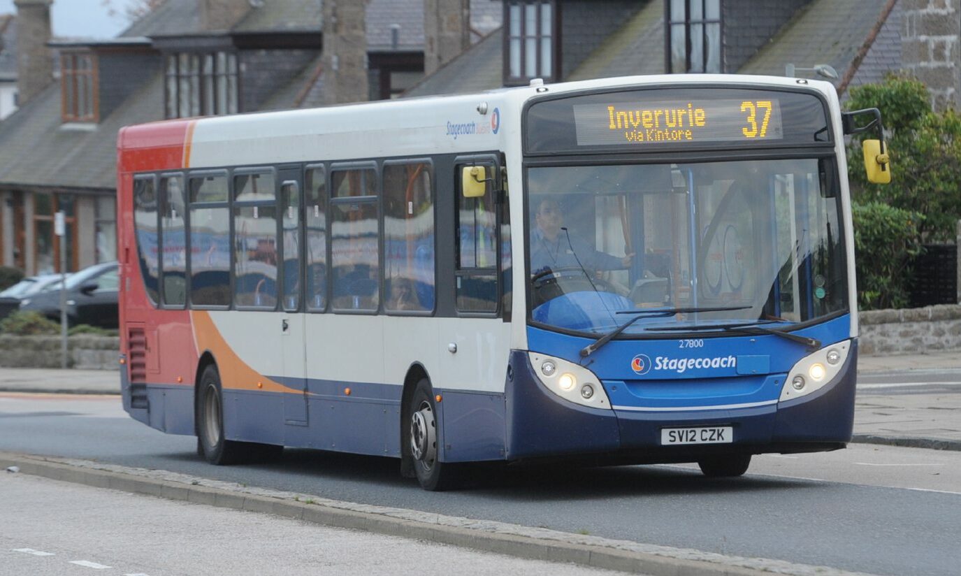 bus aberdeen to inverurie