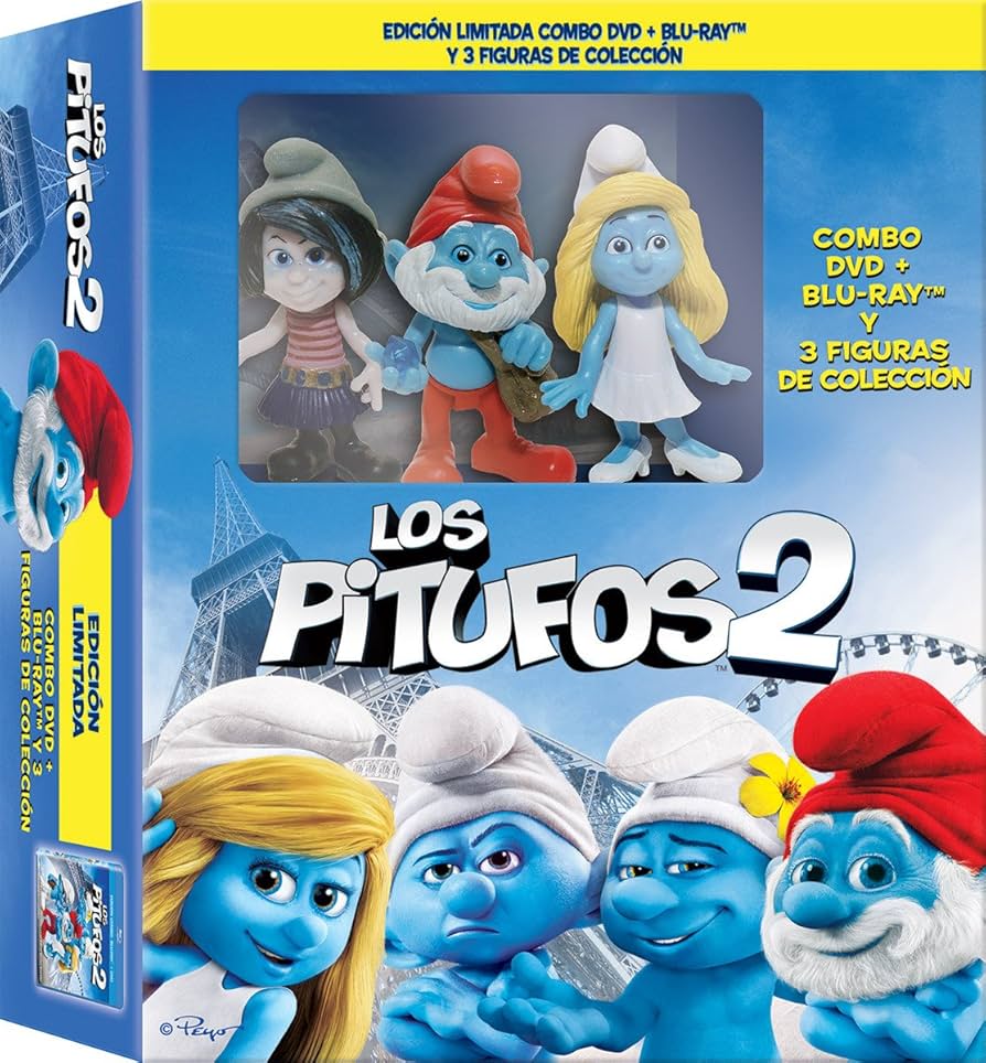 los pitufos 2 blu ray